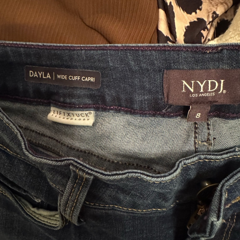 NYDJ Dark Blue Capri Jeans